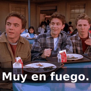 Muy en fuego.