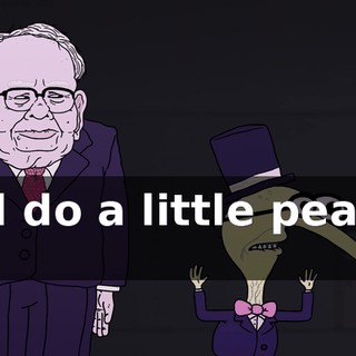 and do a little peanut jig.