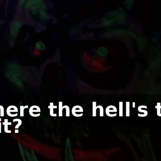 Where the hell's the exit?