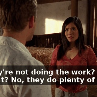 - They're not doing the work? - What? No, they do plenty of work.
