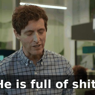He is full of shit.