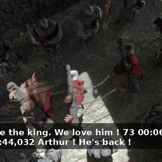 God save the king. We love him ! 73 00:06:40,779 --> 00:06:44,032 Arthur ! He's back !