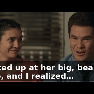 I looked up at her big, beautiful smile, and I realized…