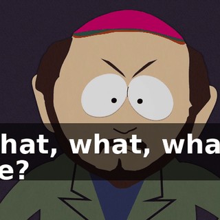 What, what, what? Me?