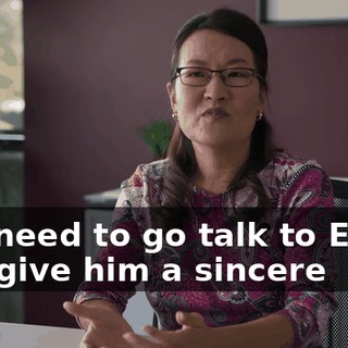 You need to go talk to Ethan and give him a sincere