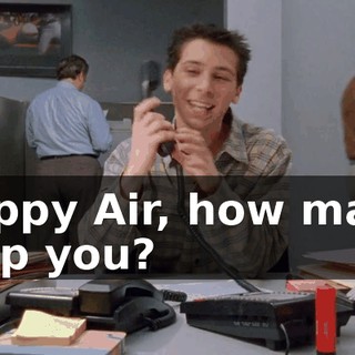 Happy Air, how may I help you?