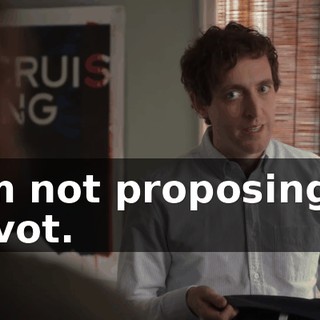I'm not proposing a pivot.