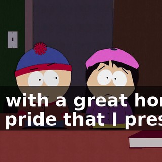 It is with a great honor and pride that I present