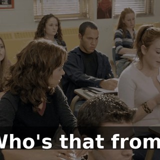 Who's that from?