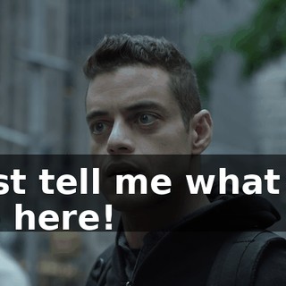 Just tell me what to do here!