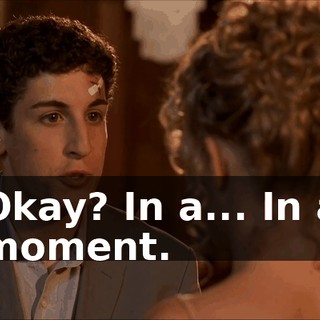 Okay? In a... In a moment.