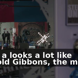 that a looks a lot like Harold Gibbons, the man...