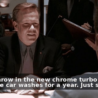 Let's throw in the new chrome turbo wheels and free car washes for a year. Just sign.