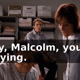 Hey, Malcolm, you're playing.