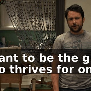 I want to be the guy who thrives for once.