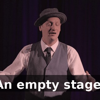 An empty stage.