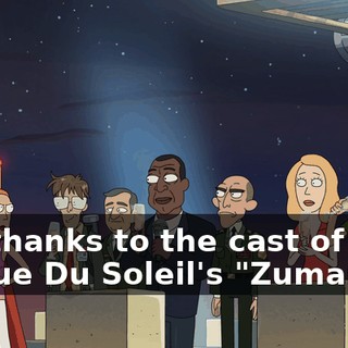 Big thanks to the cast of Cirque Du Soleil's "Zumanity"