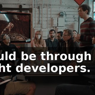 would be through the eight developers.