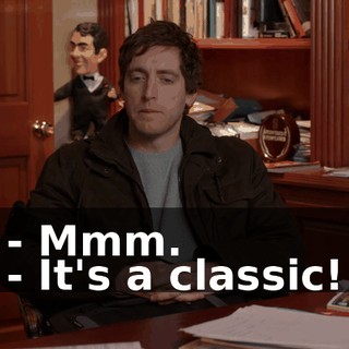 - Mmm. - It's a classic!