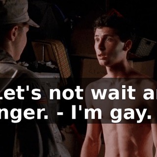 - Let's not wait any longer. - I'm gay.