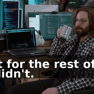 Not for the rest of us it didn't.