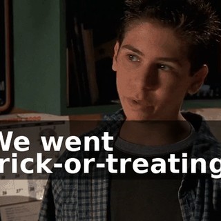 We went trick-or-treating.