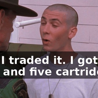 Oh, I traded it. I got this and five cartridges.