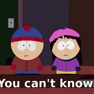 You can't know.