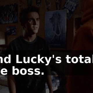 And Lucky's totally the boss.