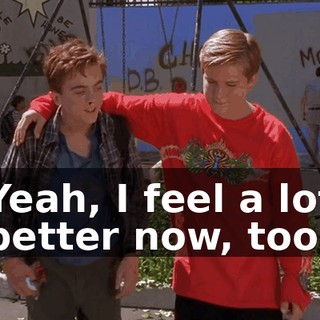 Yeah, I feel a lot better now, too.