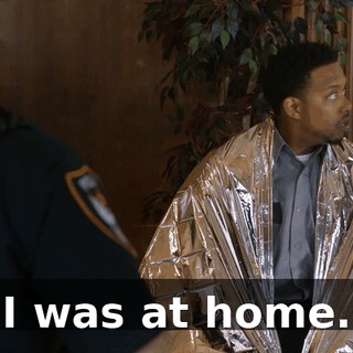 I was at home.