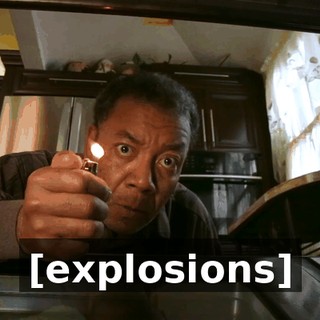 [explosions]