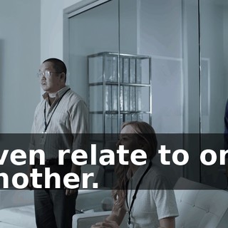 even relate to one another.