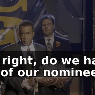 All right, do we have all of our nominees
