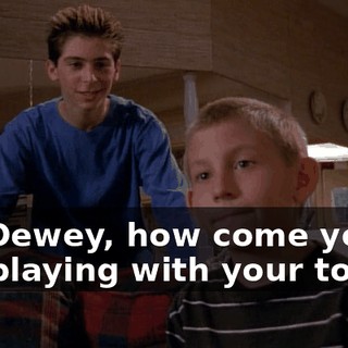 So, Dewey, how come you're not playing with your toy?