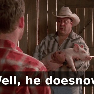 Well, he doesnow.