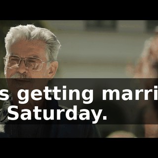 …is getting married on Saturday.