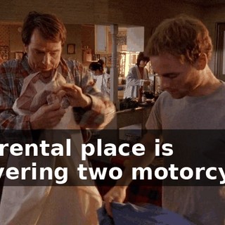 The rental place is delivering two motorcycles