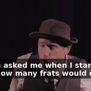 If you asked me when I started this how many frats would come,