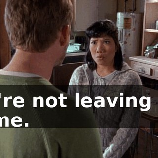 We're not leaving our home.