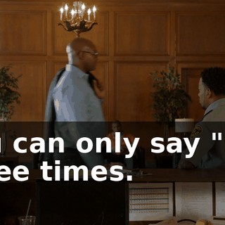 You can only say "sir" three times.