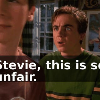 Stevie, this is so unfair.