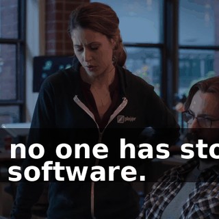 But no one has stolen our software.