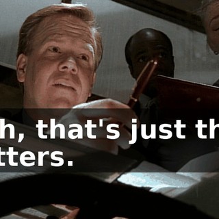 Oh, that's just the jitters.