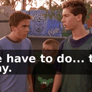 We have to do... the play.