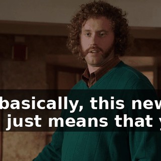 So, basically, this new title just means that you,