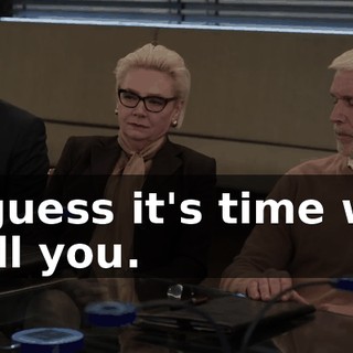 I guess it's time we tell you.