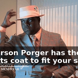 Jefferson Porger has the sports coat to fit your style.