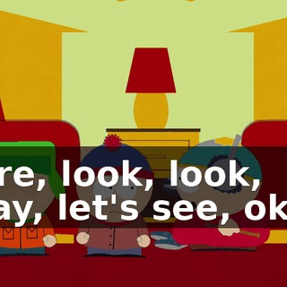 Here, look, look, okay, let's see, okay.