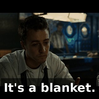 It's a blanket.